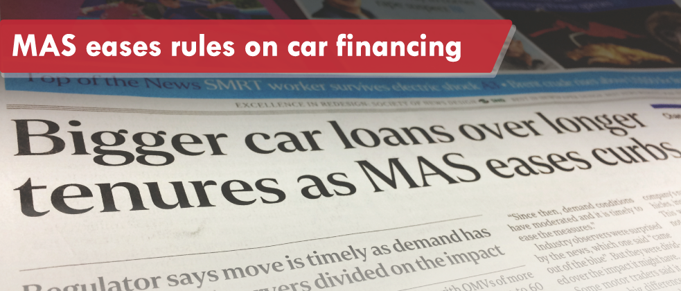 MAS Eases Rules On Car Financing
